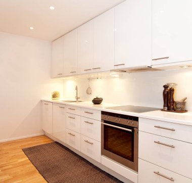 kopya alanı arka plan üzerinde modern mutfak