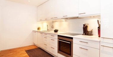 kopya alanı arka plan üzerinde modern mutfak