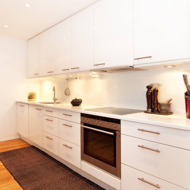 kopya alanı arka plan üzerinde modern mutfak