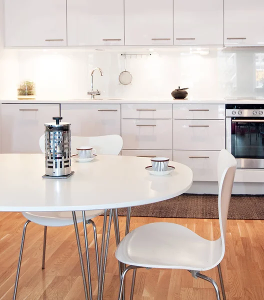 interior of a fancy kitchen on background