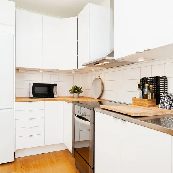 Interior Fancy Kitchen On Background Counter Stylish Stock Photo 209739430