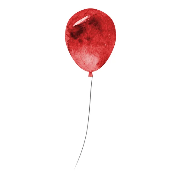 Ensemble Ballon Est Bel Ensemble Aquarelle Dessinée Main Clip Art — Photo