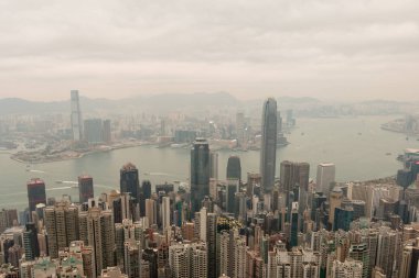 Hong Kong manzarası, Victoria Peak görünümünden