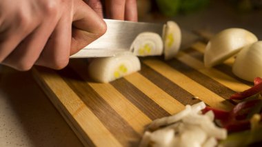 Meksika yemeği Fejitan hazırlanıyor