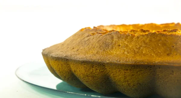 Läcker Orange Tårta Plattan — Stockfoto