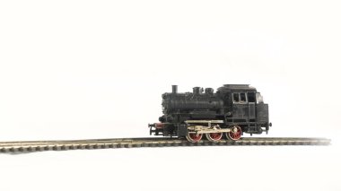 Beyaz arka plan üzerinde tren