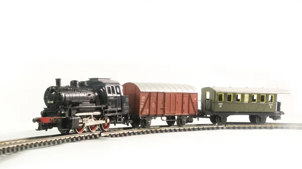 Beyaz arka plan üzerinde tren