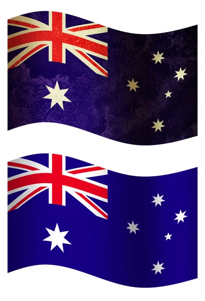 Zemi Vlajky Vlajka Země Austrálie — Stock fotografie