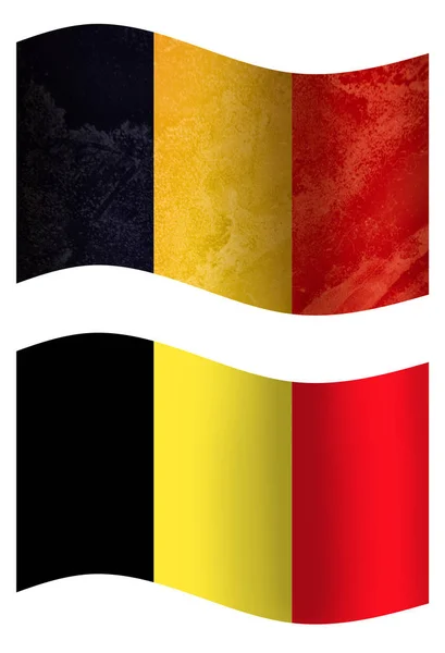 Флаги Стран Флаг Бельгии — стоковое фото