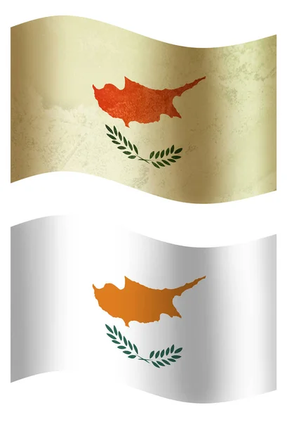 Ülke Bayrakları Kıbrıs Ülke Bayrağı — Stok fotoğraf