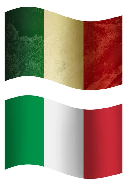 Zemi Vlajky Vlajka Země Itálie — Stock fotografie