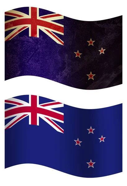 3D country flags, New Zealand Country flag