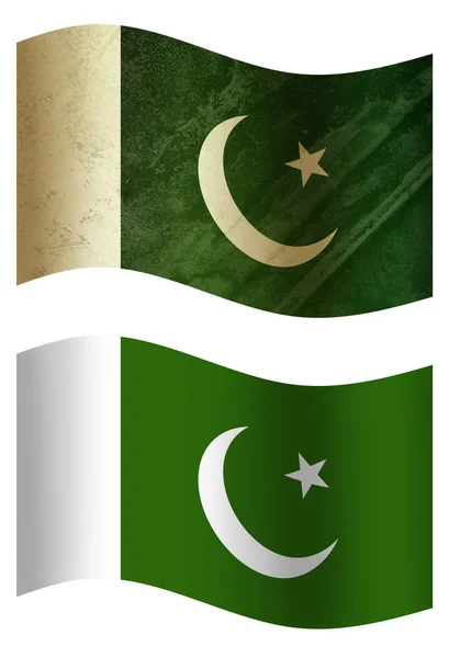 Land Flaggor Pakistan Land Flagga — Stockfoto