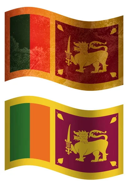 3D country flags, Srilanka Country flag