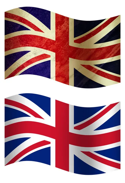 Bendera Country Bendera Country Britania Raya — Stok Foto