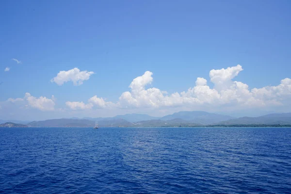 Iates Mar Azul Baías Fethiye Mugla Turquia — Fotografia de Stock