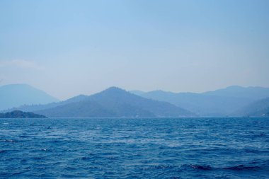 Mavi deniz yat, Fethiye, Mugla, Turkey körfezler