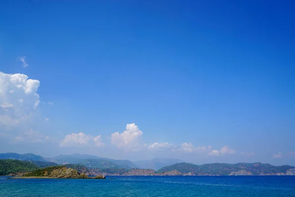 Iates Mar Azul Baías Fethiye Mugla Turquia — Fotografia de Stock