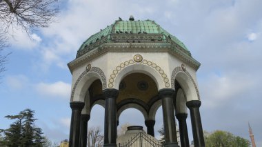 Alman emesi, Sultanahmet Meydan, İstanbul, Türkiye.