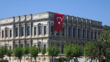 Çırağan Sarayı, Istanbul Boğaz, Türkiye.                               