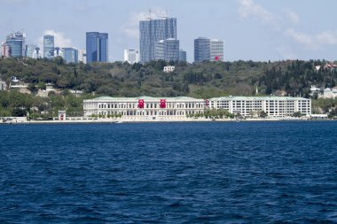 Çırağan Sarayı, Istanbul Boğaz, Türkiye.