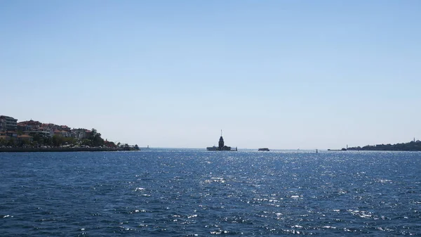 Maiden Tower Isztambul Szoros — Stock Fotó