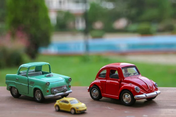 Collection scale models of retro cars. Classic cars. Rarity