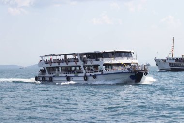 İstanbul, Türkiye Boğaz'da faaliyet gösteren yolcu feribotları
