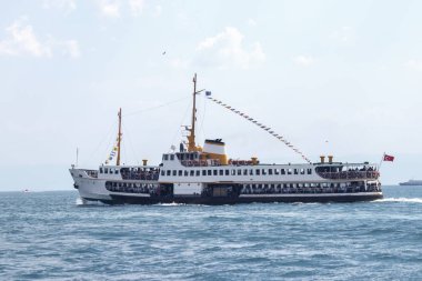 İstanbul, Türkiye Boğaz'da faaliyet gösteren yolcu feribotları