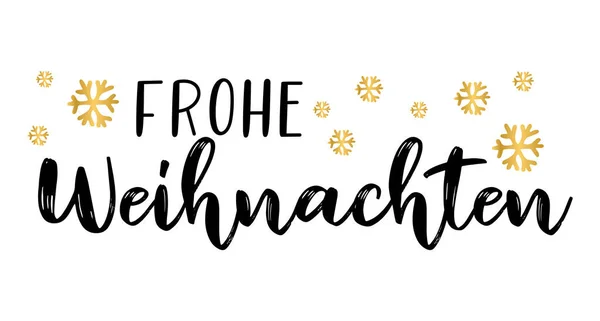 Frohe Weihnachten Zitat als Logo oder Kopfzeile. Frohe Weihnachten. Festschrift für Plakat, Karte, Einladung. — Stockvektor