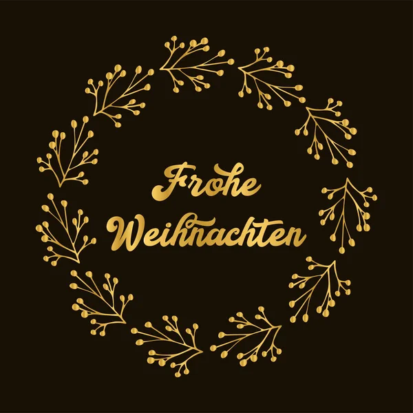 Frohe Weihnachten Zitat als Logo oder Kopfzeile. Frohe Weihnachten. Festschrift für Plakat, Karte, Einladung. — Stockvektor