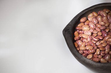 Phaseolus vulgaris kızılcık grubu - fasulye çeşitli uribe metin için yer ile pembe