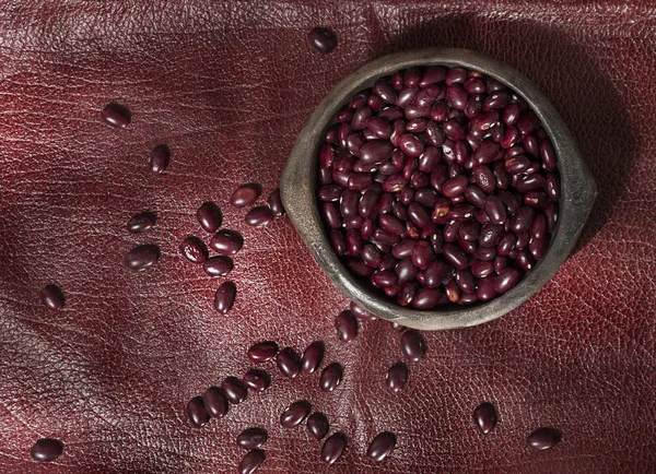 Phaseolus vulgaris kızılcık grubu - cargamanto kırmızı radikal çeşitli-metin için yer ile fasulye