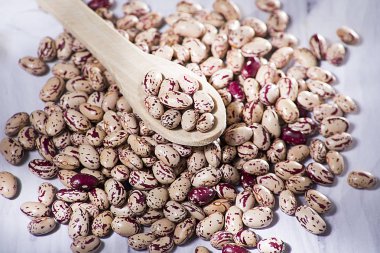 Phaseolus vulgaris kızılcık grup - fasulye beyaz cargamanto