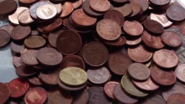 Çok sayıda sikke ve paralar, Euro, para