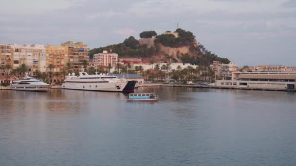 Denia Espagne Août 2018 Port Denia — Video