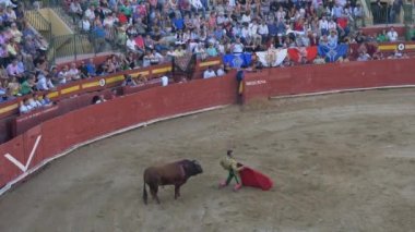 Requena, İspanya - 2 Eylül 2017: Bullring, Juan Jose Padilla