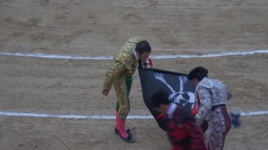 Requena, İspanya - 2 Eylül 2017: Bullring, Juan Jose Padilla