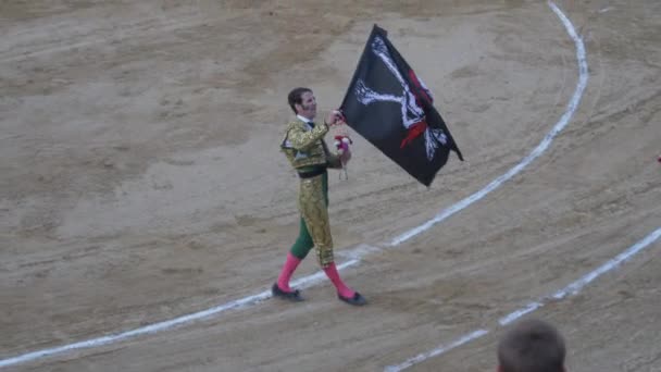 Requena España Septiembre 2017 Plaza Toros Juan José Padilla — Vídeos de Stock