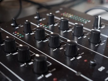 Yönetim Kurulu, yakın çekim karıştırma dj ses