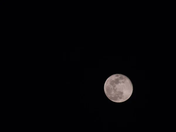 Super luna, luna llena, foto de 2019 — Foto de Stock