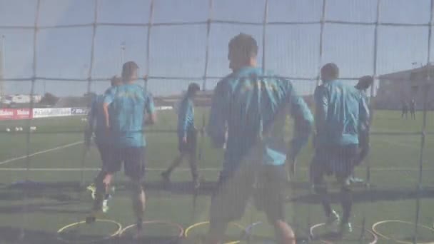 Villarreal Ispanya Ağustos 2017 Villarreal Spor Kentinde Ispanyol Futbol Eğitimi — Stok video