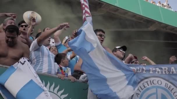 Ельче Испания Октября 2019 Года Товарищеский Матч Футболу Аргентина Против — стоковое видео