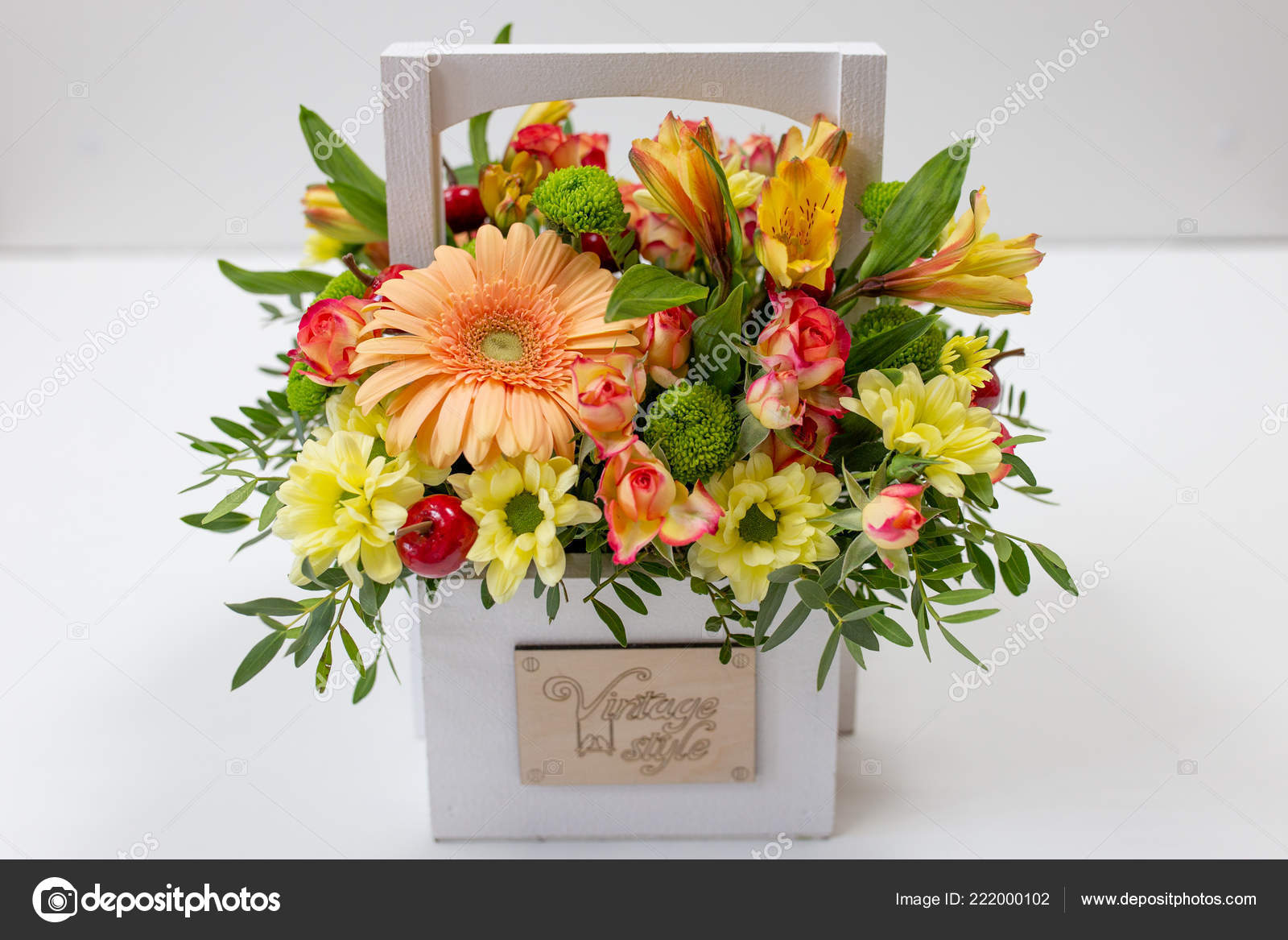 Bouquet Bright Flowers Wooden Box Handle Stock Photo Image By C Obeliayeu Gmail Com Bouquet Bright Flowers Wooden Box Handle Stock Photo Image By C Obeliayeu Gmail Com