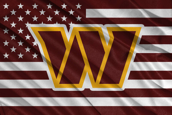 Pringsewu, Lampung; September 9, 2025; The Washington Commanders logo is a member of the National Football Conference East. NFL United States.