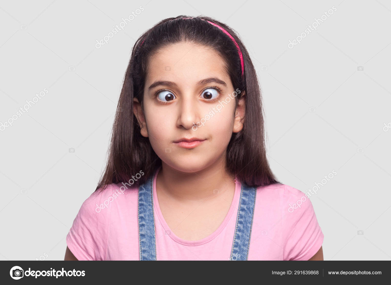 Portrait Crazy Funny Brunette Young Girl Pink Shirt Blue Denim Stock Photo by ©khosrork 291639868 Portrait Crazy Funny Brunette Young Girl Pink Shirt Blue Denim Stock Photo by ©khosrork 291639868