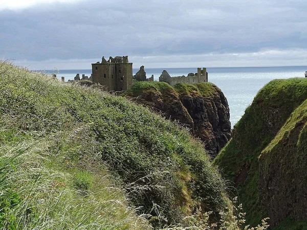 Castelo Dunnottar Stonehaven Schottland — Fotografia de Stock