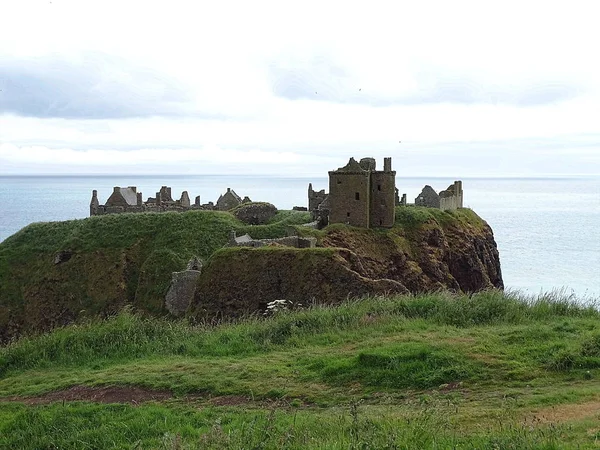 Dunnottarský Hrad Stonehavenu Skotsko — Stock fotografie