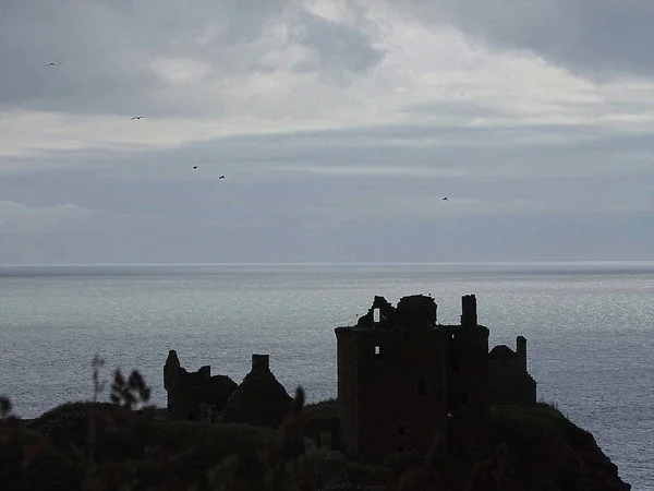 Castillo Dunnottar Stonehaven Escocia —  Fotos de Stock