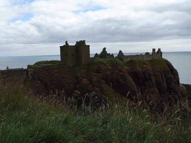 Stonehaven, İskoçya 'daki Dunnottar Şatosu